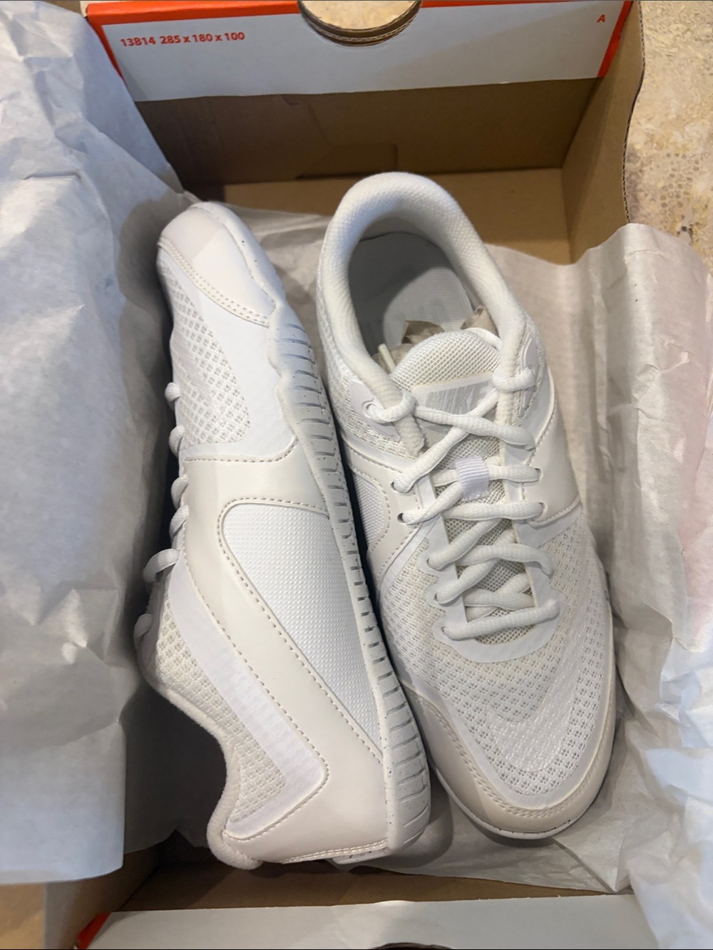 Nike White Cheer Shoes